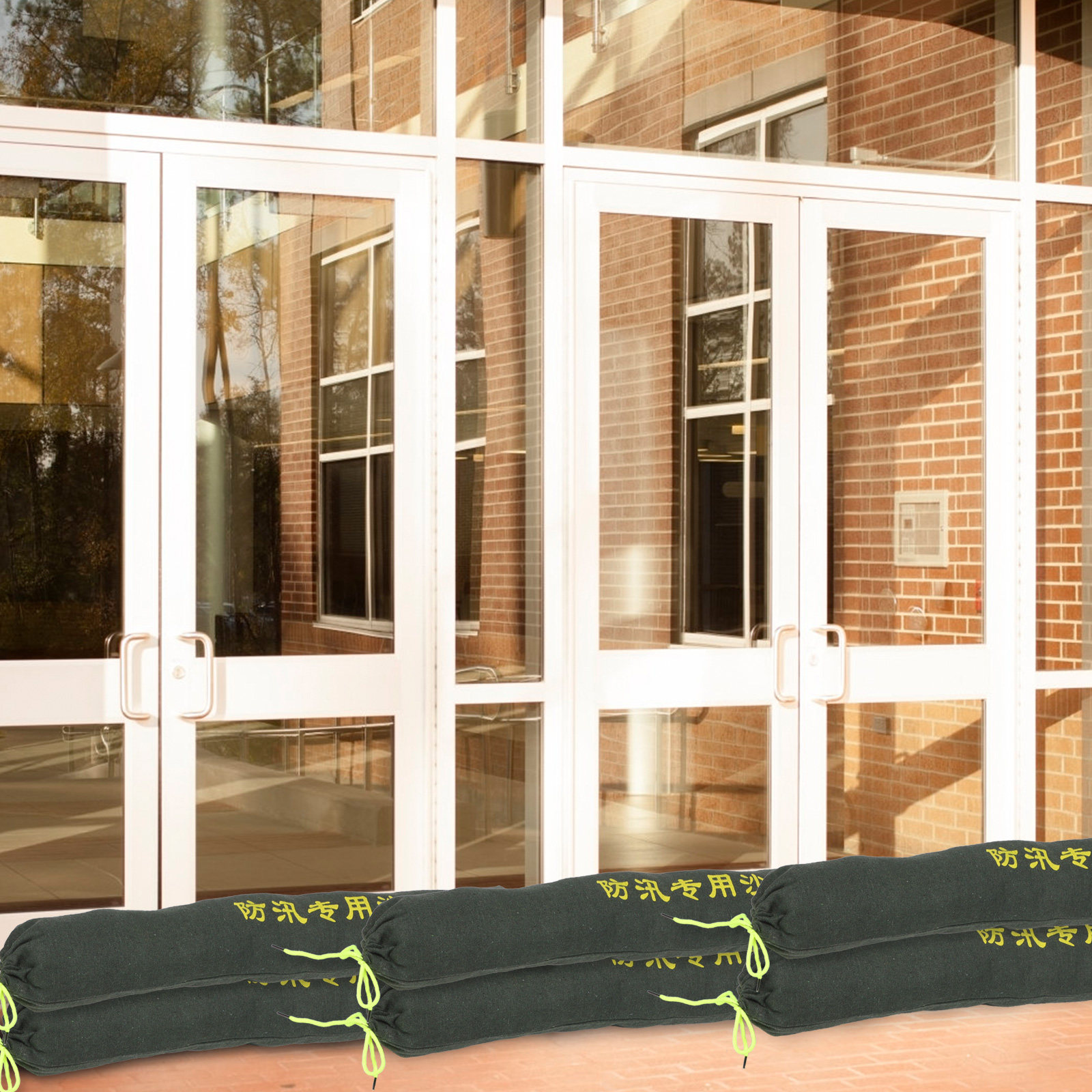 Flood Barrier Bag - 2Pcs Lightweight Easy Carry Sandbags Flood