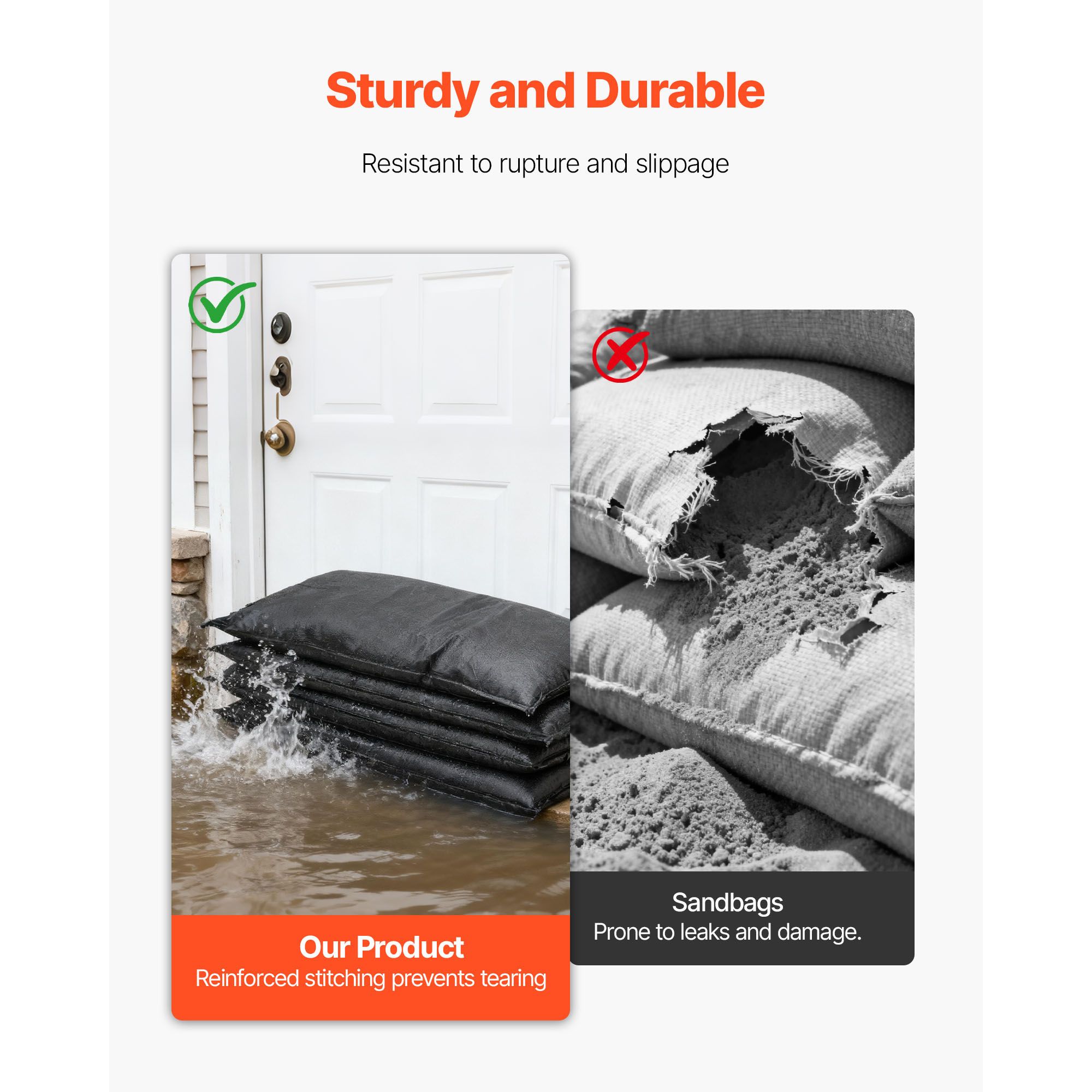 Flood Barrier, 10 Pack, 1.4 x  - Flood Barrier Bag 评论和价格